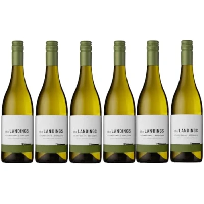 Image of The Landings Colombard Chardonnay White Wine, 75 cl, Case of 6