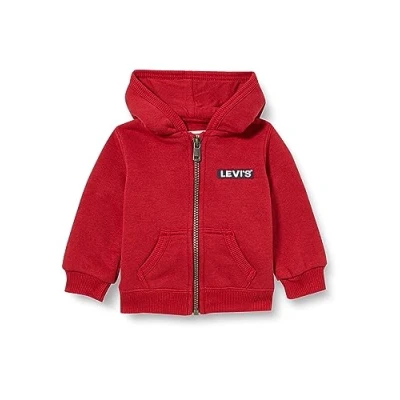 Image of Levi&#039;s Kids Lvn boxtab full zip hoodie Baby Boys Rhythmic Red 24 months