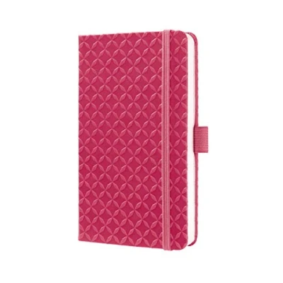Image of SIGEL JN104 Notebook Jolie, approx. A6, lined, hardcover, design fuchsia Pink