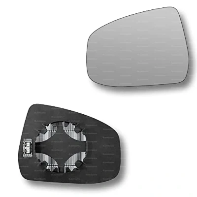 Image of Less4spares Replacement Wing Mirror Glass Left Compatible with Ford Mondeo 2007 2014 CLIP ON Passnager Near Side N/S Heated Convex