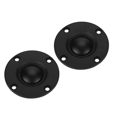 Image of ASHATA 2Pcs 30W 6Ω Dome Tweeter Treble Speaker Hifi Loudspeaker, Silk Film, 20mm Vibrating Diaphragm