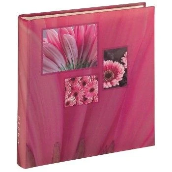 Image of Hama 30 x cm Singo Jumbo Photo Album for 100 Photos, Pink Nature