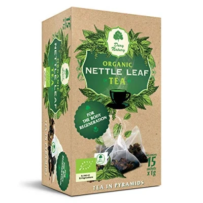 Image of Nettle Leaf Organic tea Bags Pyramids Biodegradable / health ecological farming product Body Regeneration (15x 1g)