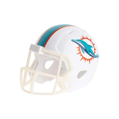 Image of Riddell NFL Miami Dolphins Pocket Pro Speed Helmet, Team Colors, One Size