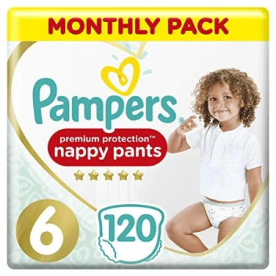 Image of Pampers Nappies, Size 6, 120 count