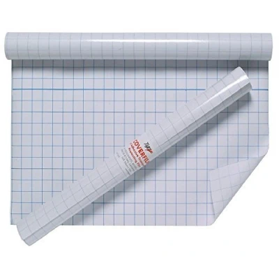 Image of Tiger 50cm x 10m Quality ROLL of Clear Sticky Back Plastic Book Cover (3)