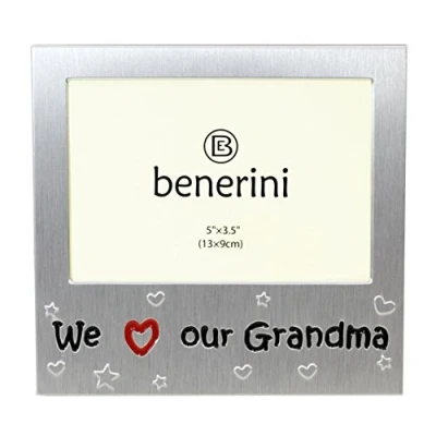 Image of benerini We Love Our Grandma &#039; Photo Picture Frame Gift 5 x 3.5
