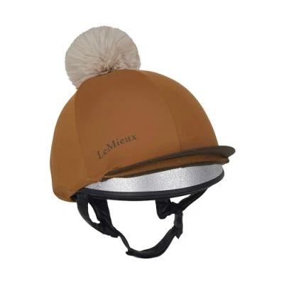 Image of LeMieux Pom Hat Silk Ginger