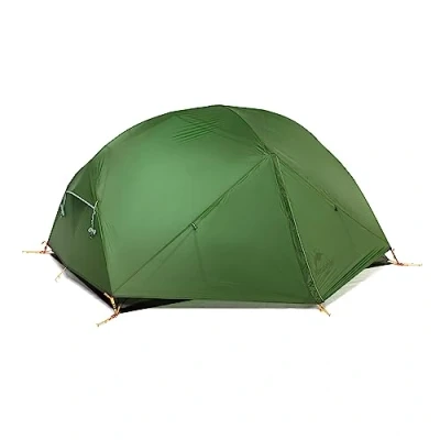 Image of Naturehike Mongar Ultralight 210T Silicone Backpacking Tent 2 Person For Cycling Hiking Camping (210T Forest Green)