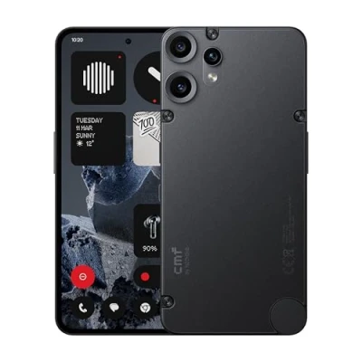 Image of CMF phone 2 Pro 128GB Unlocked 5G Mobile with 50 MP rear camera and 20x Zoom, 6,77&quot; FHD+ AMOLED 120 Hz display, 5000 mAh long lasting battery Nothing OS 3.2 Black