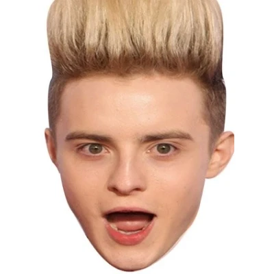 Image of FoxyPrinting Jedward Edward 2018 Celebrity Cardboard Party Face Mask Fancy Dress