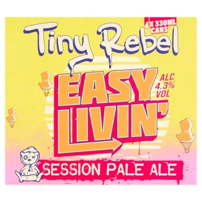 Image of Tiny Rebel Easy Livin&#039; 4x330ml