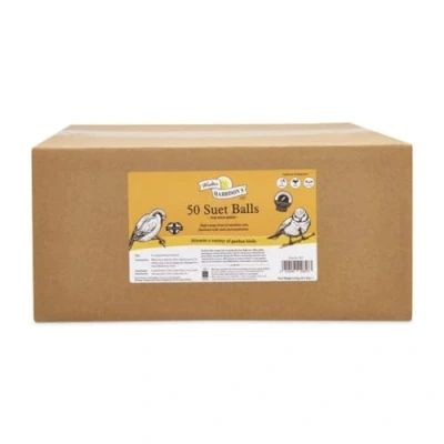 Image of Walter Harrison&#039;s Harrisons Energy Boost Suet Balls 50x85g No Nets Insect