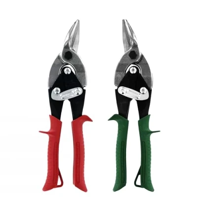 Image of Midwest Aviation Snip Set Left and Right Cut Regular Tin Cutting Shears with Forged Blade &amp; KUSH&#039;N Power Comfort Grips MW P6716C