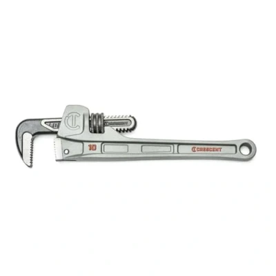 Image of Crescent Pipe Wrench, Aluminum, 10&quot;, Slim Jaw (CAPW10S)