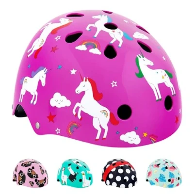 Image of Hornit Kids Bike Helmet Child Bike, Skateboard, Skating &amp; Scooter BMX Toddler Multi sport (Medium, Unicorn)