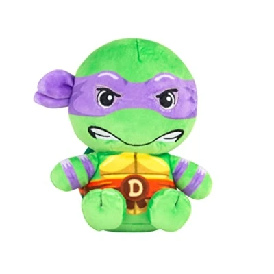 Image of Club Mocchi Teenage Mutant Ninja Turtles Donatello Junior Plush Toy Collectible TMNT Soft Toys Officially Licensed Superhero Desk Buddy Action Figures Kids 3+ Years