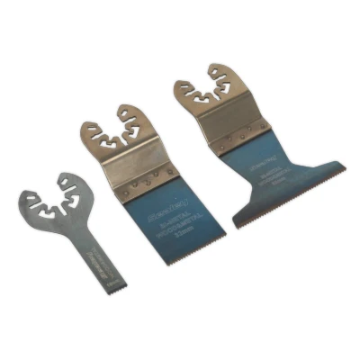 Image of Sealey Multi Tool Universal Cutting Blade Set 3pc