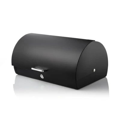 Image of SWAN Serenity Roll Top Bread Bin SWKA18535BLK (Black)