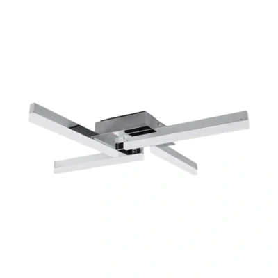 Image of Lindby Ceiling Light &#039;Patrik&#039; (Modern) in Silver Made of Metal for e.g. Bathroom (4 Sources,) from lamp, lamp
