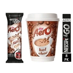Image of Nescafe &amp; Go Aero Hot Chocolate Cups (Sleeve of 8)
