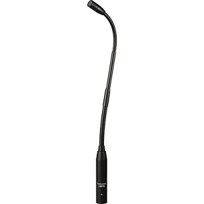 Image of Audio Technica U857Q Cardioid Condenser Quick Mount Gooseneck Microphone 30 20000 Hz 250Ohms 115 dB Dynajmic Range Black