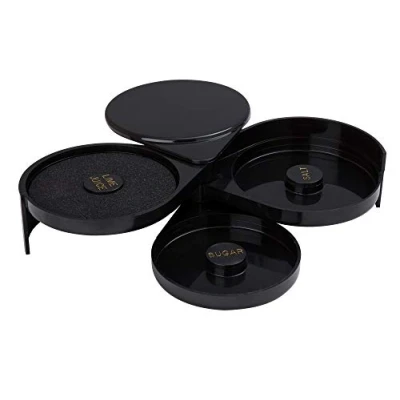 Image of Glass Rimmer 3 Tier Black