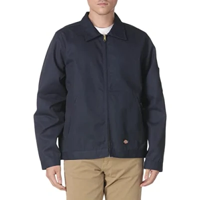 Image of Dickies Men&#039;s Jt75 Workwear Jacket, Blue (Dark Navy), Large
