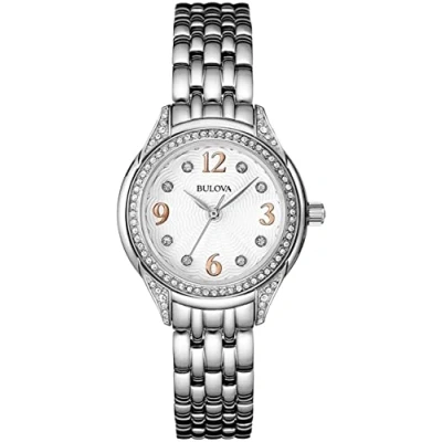 Image of Bulova Women&#039;s Analogue Quarz Watch with Stainless Steel Strap 96L212