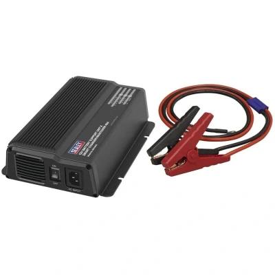 Image of Sealey 12V Battery Support Unit &amp; Smart Charger/Maintainer 40A