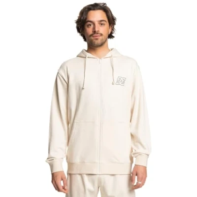 Image of DC Shoes Pallet Zipup sweatshirt, Men&#039;s, Size: XL, Scvw snow heather