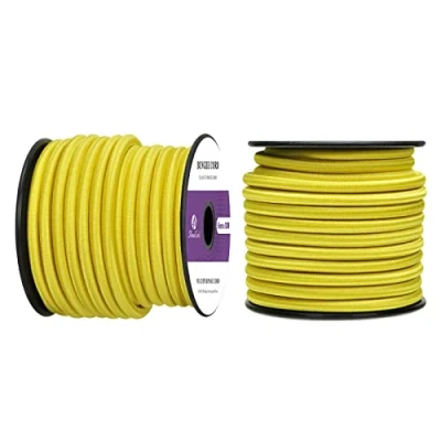 Image of Abma Cord Bungee 6mm 10M Elastic Shock 100% Stretch Rope for Tarpaulin, Trailer, Backpack, Tent Pole, Kayak Neon Yellow