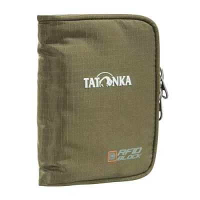 Image of Tatonka Zip Box RFID B Wallet with Blocker TÜV Tested Holds 4 Credit Cards Coin Compartment and Extra Zipped Inside Protects Against Data Theft