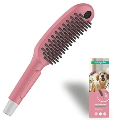 Image of hansgrohe DogShower 3 Sprays with massage nozzles Pink