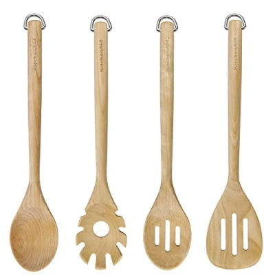 Image of KitchenAid Spatula Set Core Birchwood 4 Piece