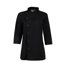 Image of Whites Ladies Fitted Chef Jacket Black L