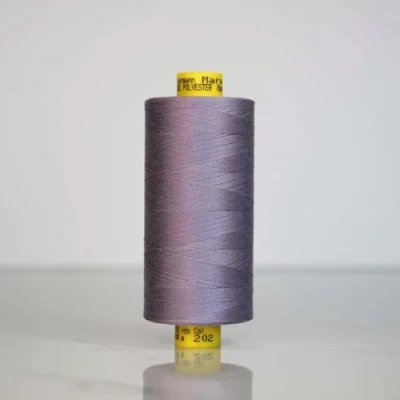 Image of Gutermann Mara 120 All Purpose Polyester Sewing Thread 1000m Spool, UV Resistant, Silky Shine, Tear &amp; Abrasion Resistant Perfect for Machines or Hand Sewing/Colour 202