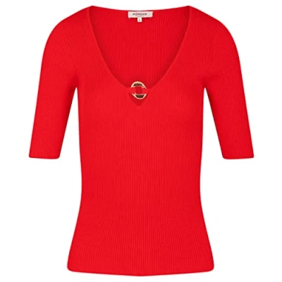 Image of Morgan Women&#039;s 222 Mjane Sweater, Scarlet, XS