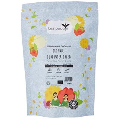 Image of Tea People Organic Gunpowder Green, 50 Pyramids Pack