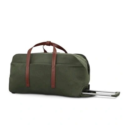 Image of Samsonite Virtuosa Travel Duffel with Wheels, Pine Green, 21.5 inch, Collection