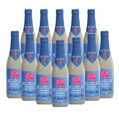 Image of Delirium Tremens Belgian Blonde Strong Ale 330ml Bottles 8.5% ABV (12 Pack)