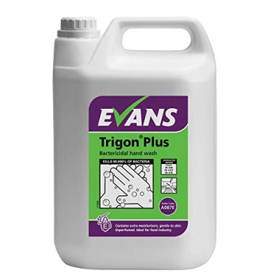 Image of Evans Trigon Plus Unperfumed Bactericidal Hand Wash 5 Litre