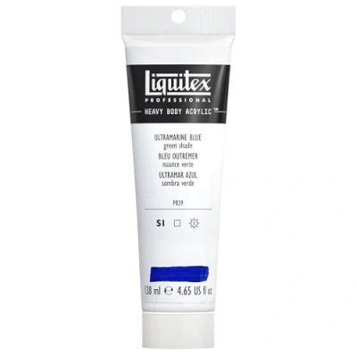 Image of Liquitex Professional Heavy Body Acrylic Paint 138 ml tube, Ultramarine Blue (Green Shade)