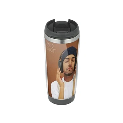 Image of Craig David Born to Do It Travel Mug, Thermal Insulated Cup for Hot and Cold Beverages Drinks