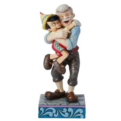 Image of Enesco Jim Shore Gepetto &amp; Pinocchio Figurine