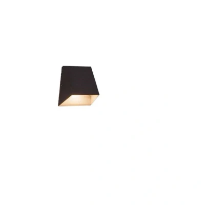 Image of Lucande Wide shining outdoor wall light Hanno with LED