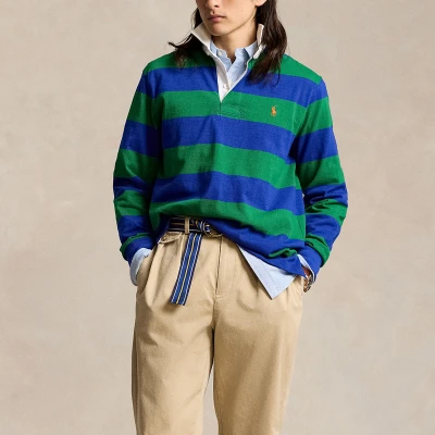 Image of Polo Ralph Lauren Yarn Dyed Cotton Jersey Rugby Top S