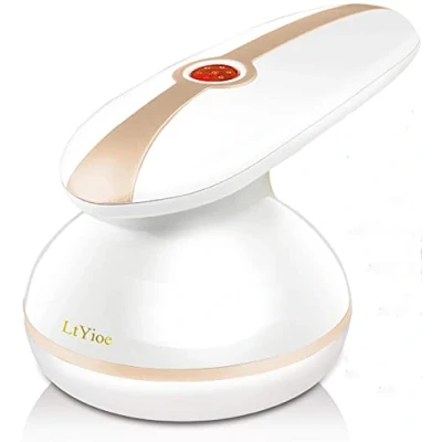 Image of Fabric Shaver LtYioe Bobble Remover for Clothes, Lint Electric USB Rechargeable Battery Operated with Extra Blades and Clean Brush, Easy to Use, Lightweight Portable(Gold)