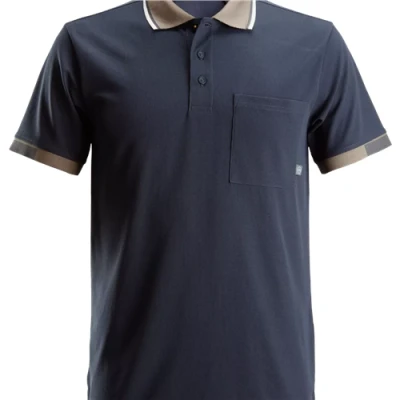Image of Snickers AllroundWork 37.5® Short Sleeve Polo Shirt Navy XXL