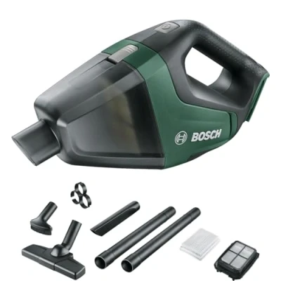 Image of Bosch Home and Garden 06033B9102 Cordless Vacuum Cleaner Universalvac 18, Without Battery, in Carton Packaging, Green